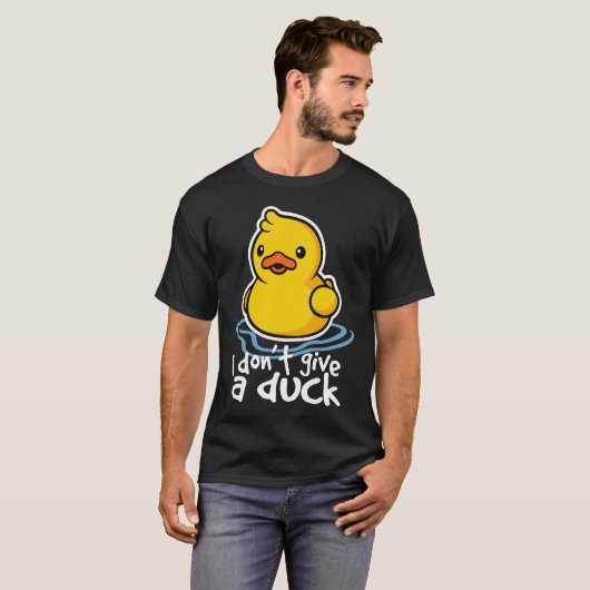 Duck - Ik geef geen cent. T-shirt (Voorkant volledig)