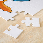 Duck in Swimming met Swim ring Legpuzzel (Zijkant)