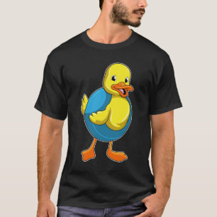 Duck in Swimming met Swim ring T-shirt