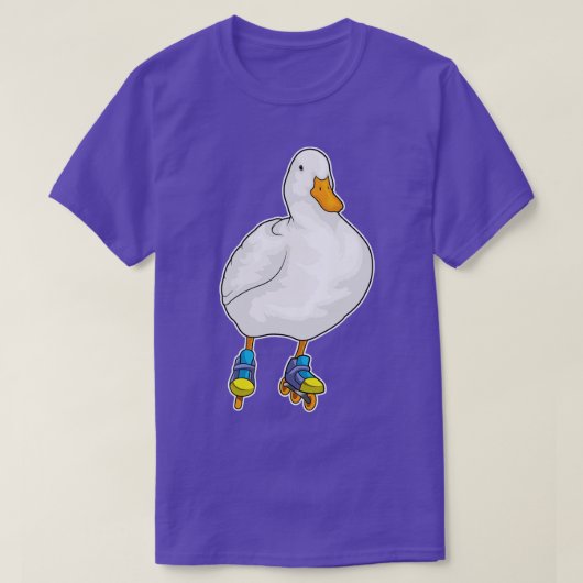Duck Inline Skating Roller Schaatsen T-shirt (Design voorkant)