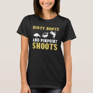 Duck jacht vuile laarzen en pinpoint shoots 2 t-shirt