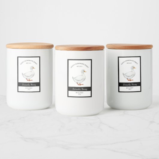 Duck Jerky Étiquette (Bouteilles)