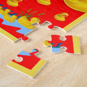 Duck Jigzaag Puzzle Legpuzzel (Zijkant)