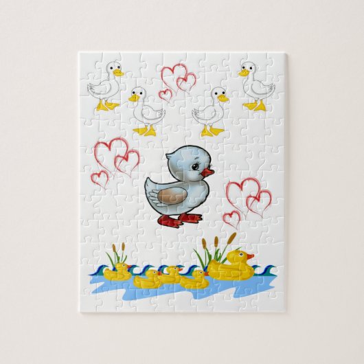 Duck Jigzaag Puzzle Legpuzzel (Verticaal)