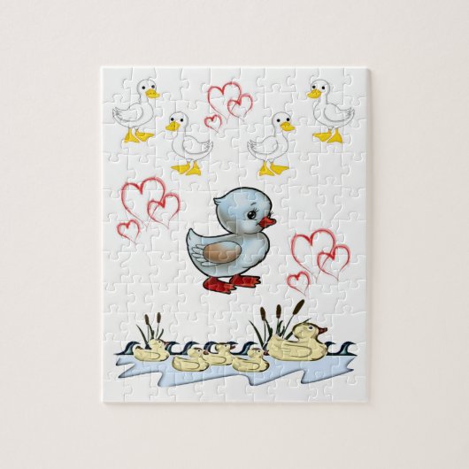 Duck Jigzaag Puzzle Legpuzzel (Verticaal)