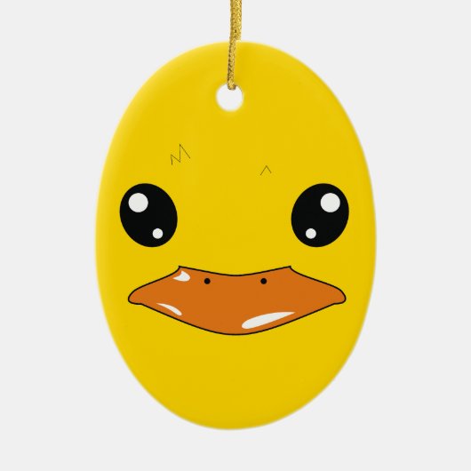Duck Keramisch Ornament (Voorkant)