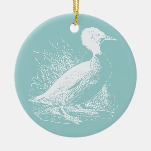 Duck Keramisch Ornament (Voorkant)