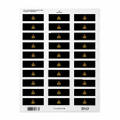 Duck kerstboom etiket (Full Sheet)