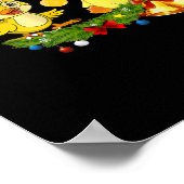 Duck kerstboom poster (Hoek)