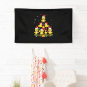 Duck kerstboom spandoek (Insitu)
