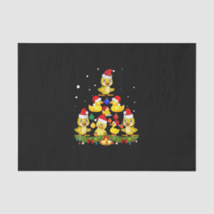 Duck kerstboom tissuepapier
