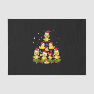 Duck kerstboom tissuepapier