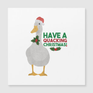 Duck Kerstmis Pun: Heb een kwakkelende kerstKaart