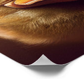 Duck Life like Portrait Beak with Yellow Feathers Poster (Hoek)