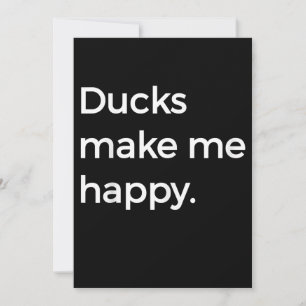 Duck Love I Love Pet Ducks Duck Farmer Feestdagenkaart
