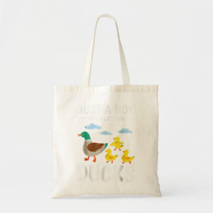 Duck Lover Duck Eigenaar is een jongen die van de Tote Bag