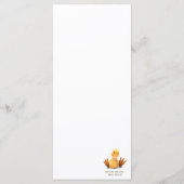 Duck Menu Smile - Texte personnalisé (Dos)