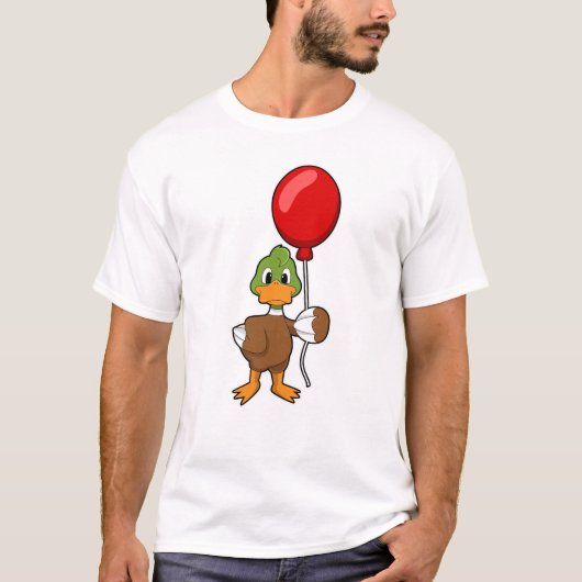 Duck met ballon t-shirt (Voorkant)