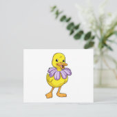 Duck met Daisy Briefkaart (Staand voorkant)