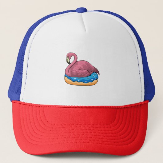 Duck met Donut Trucker Pet (Voorkant)