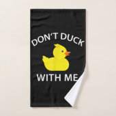 Duck met me, grappige Rubber Duck Handdoek (Handdoek)