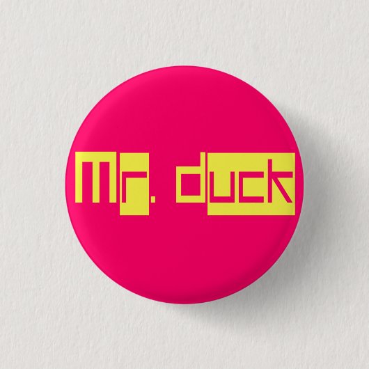 Duck Mini-pin Ronde Button 3,2 Cm (Voorkant)