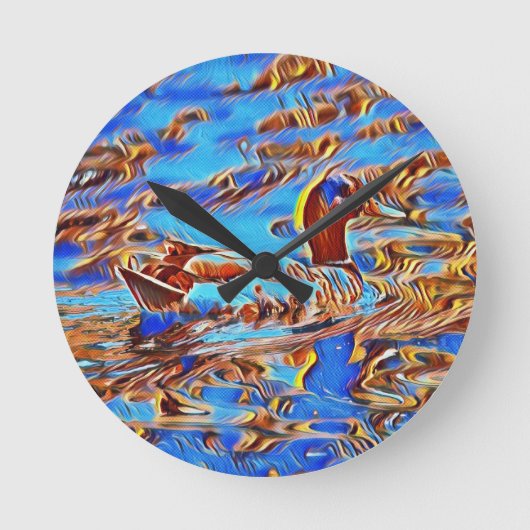 Duck O'Clock Ronde Klok (Voorkant)