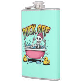 Duck Off Funny Skeleton Design-61161 Framed Art Heupfles (Links)