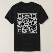 Duck OFF QR Code Scan me Pekin Ducks T-shirt (Design voorkant)