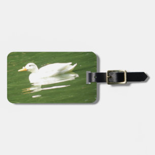 Duck on the Water Custom Bagagelabel