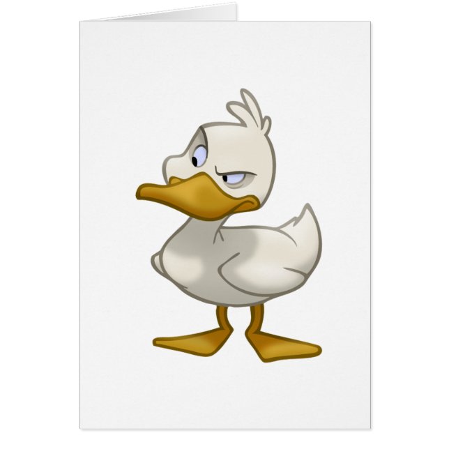 Duck op een kaart (Voorkant)