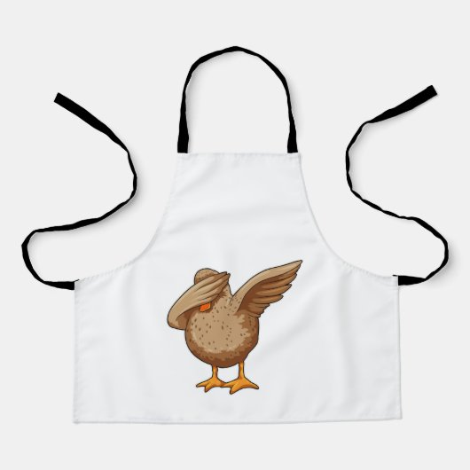 Duck op Hip Hop Dance Dab Schort (Voorkant)