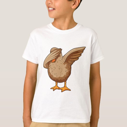 Duck op Hip Hop Dance Dab T-shirt (Voorkant)