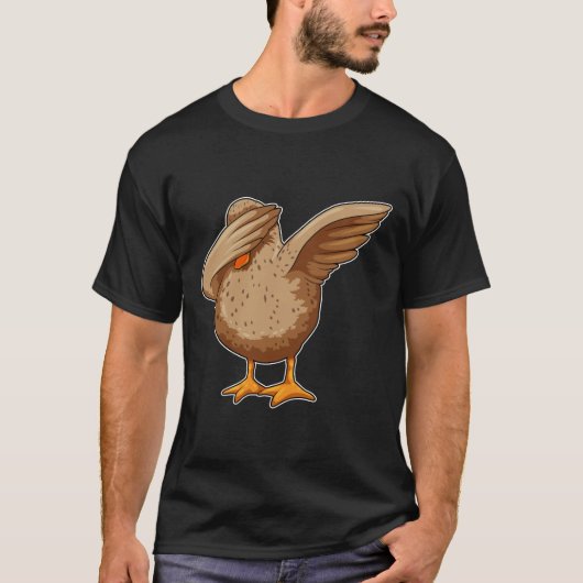 Duck op Hip Hop Dance Dab T-shirt (Voorkant)