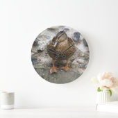 Duck op Wall Clock Grote Klok (Huis)
