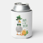 Duck o's the Irish St. Patricks Day Blikjeskoeler (Blikje Achterkant)