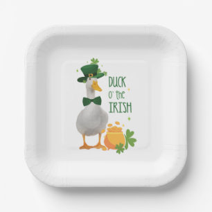 Duck o's the Irish St. Patricks Day Papieren Bordje