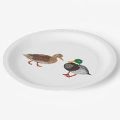 Duck Party Borden Papieren Bordje (Gekanteld)