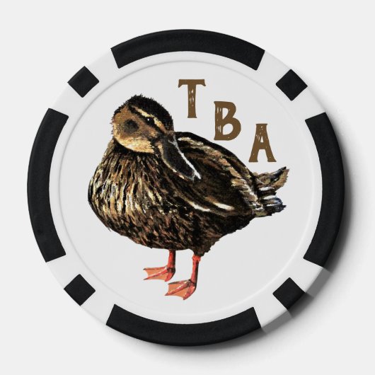 Duck Poker Chips (Achterkant)