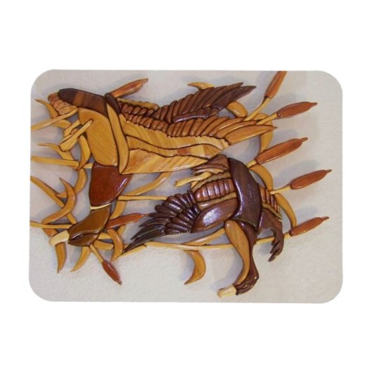 "Duck Pond Flight" Magneet (Horizontaal)