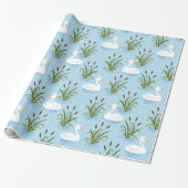 Duck Pond Pattern Cadeaupapier (Uitgerold)
