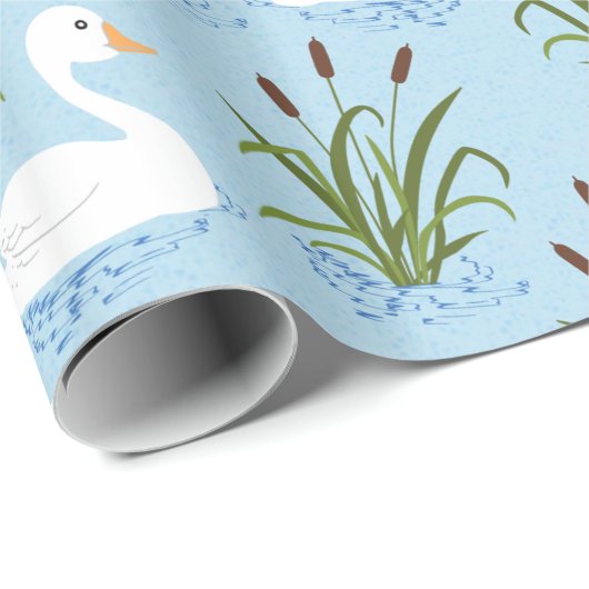 Duck Pond Pattern Cadeaupapier (Rol Hoek)