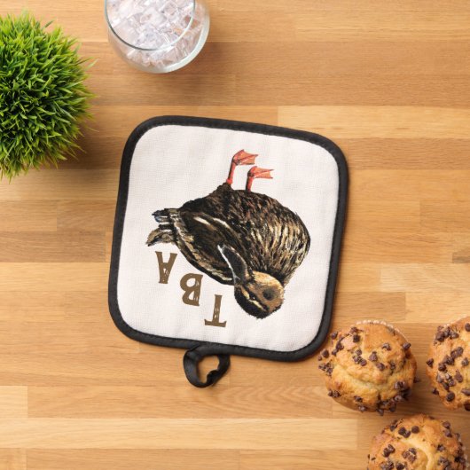 Duck Pot Holder Pannenlap (Top down)