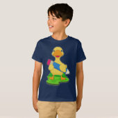 Duck pupil potlood school t-shirt (Voorkant volledig)