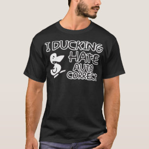 Duck ras zwarte labpuppy t-shirt