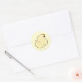 duck ronde sticker (Envelop)