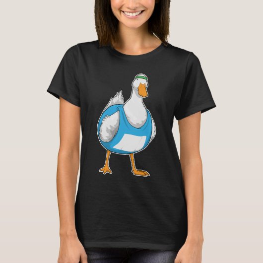 Duck Runner die Sports runt T-shirt (Voorkant)