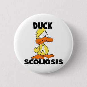 Duck Scoliosis Ronde Button 5,7 Cm