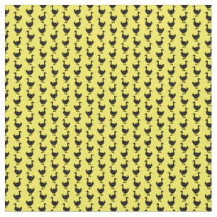 Duck Silhouettes CUSTOM-ACHTERGRONDKLEUR Stof