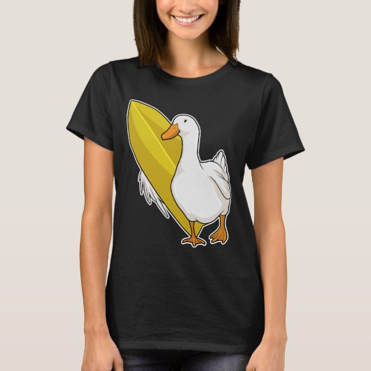 Duck Surfer Surfboard T-shirt (Voorkant)